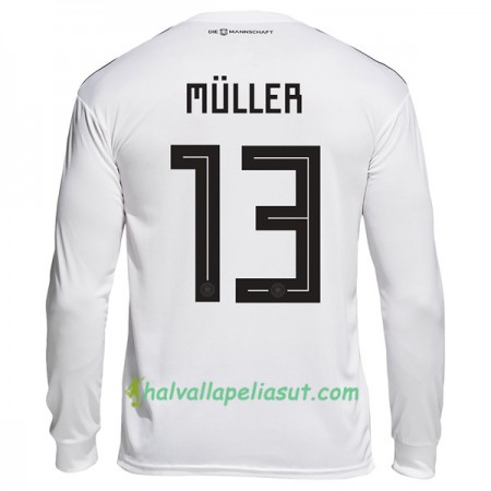 Jalkapallo Pelipaidat Saksa Muller 13 World Cup 2018 Kotipaita Pitkähihainen